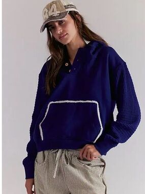 Free People Cozy time hoodie. NWT. Oceania